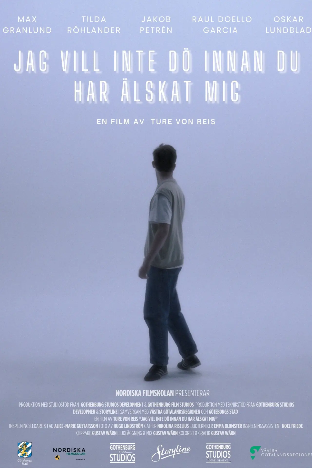 Plakat filmowy "Jag vill inte dö innan du har älskat mig"