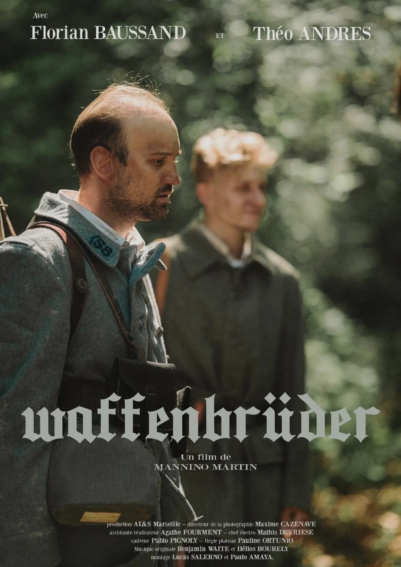 Plakat filmowy "Waffenbrüder"
