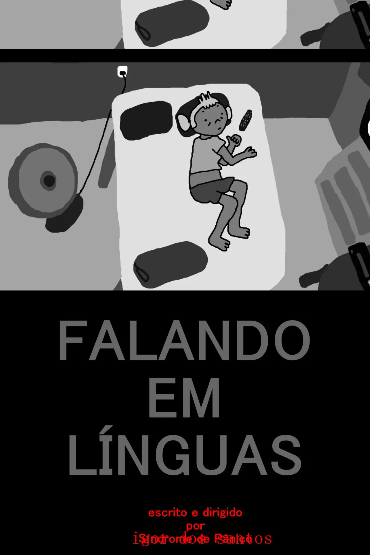 Plakat filmowy "Falando em Línguas"