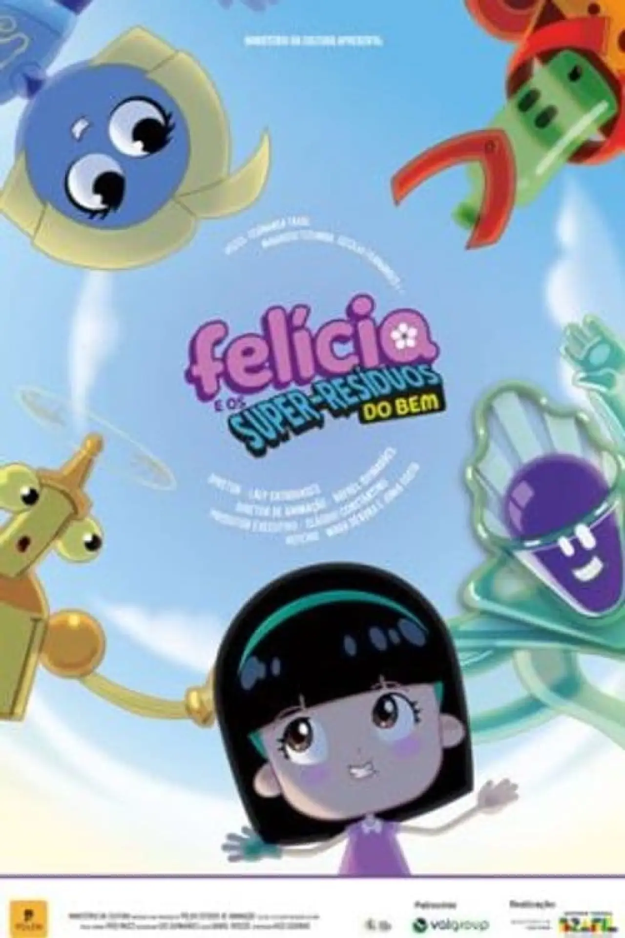 Plakat filmowy "Felícia e os Super-Resíduos do Bem"