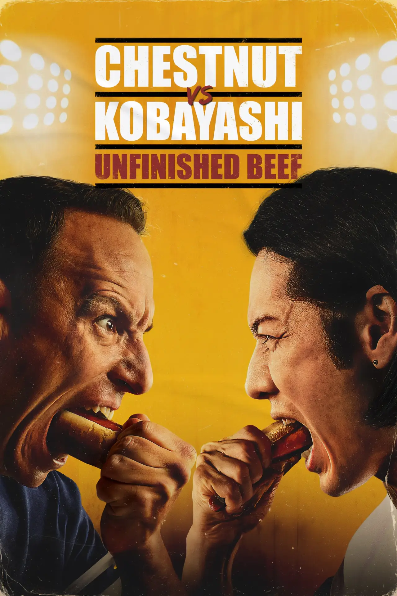 Plakat filmowy "Chestnut vs. Kobayashi: Unfinished Beef"