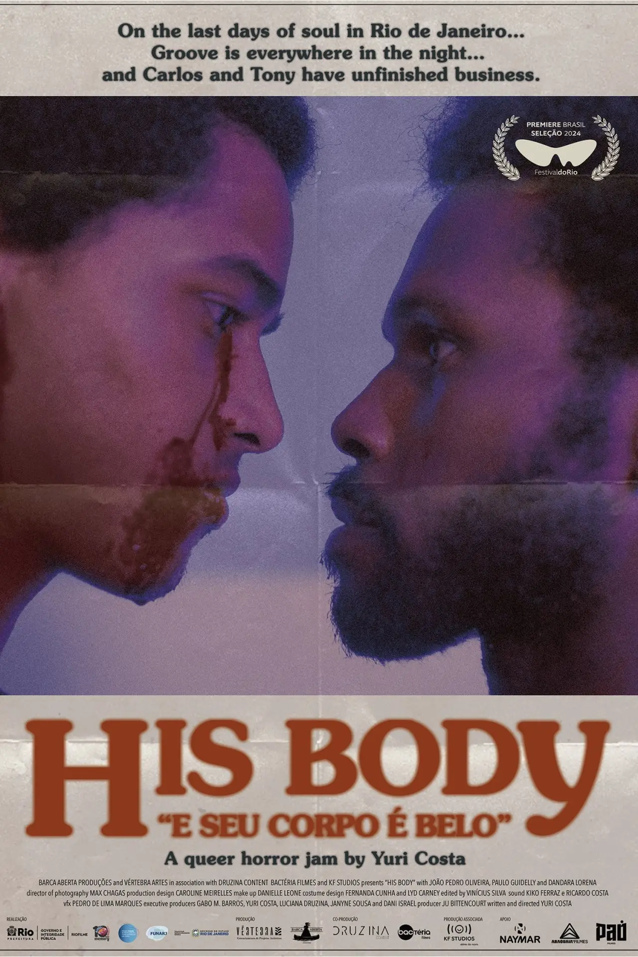 Plakat filmowy "E Seu Corpo É Belo"