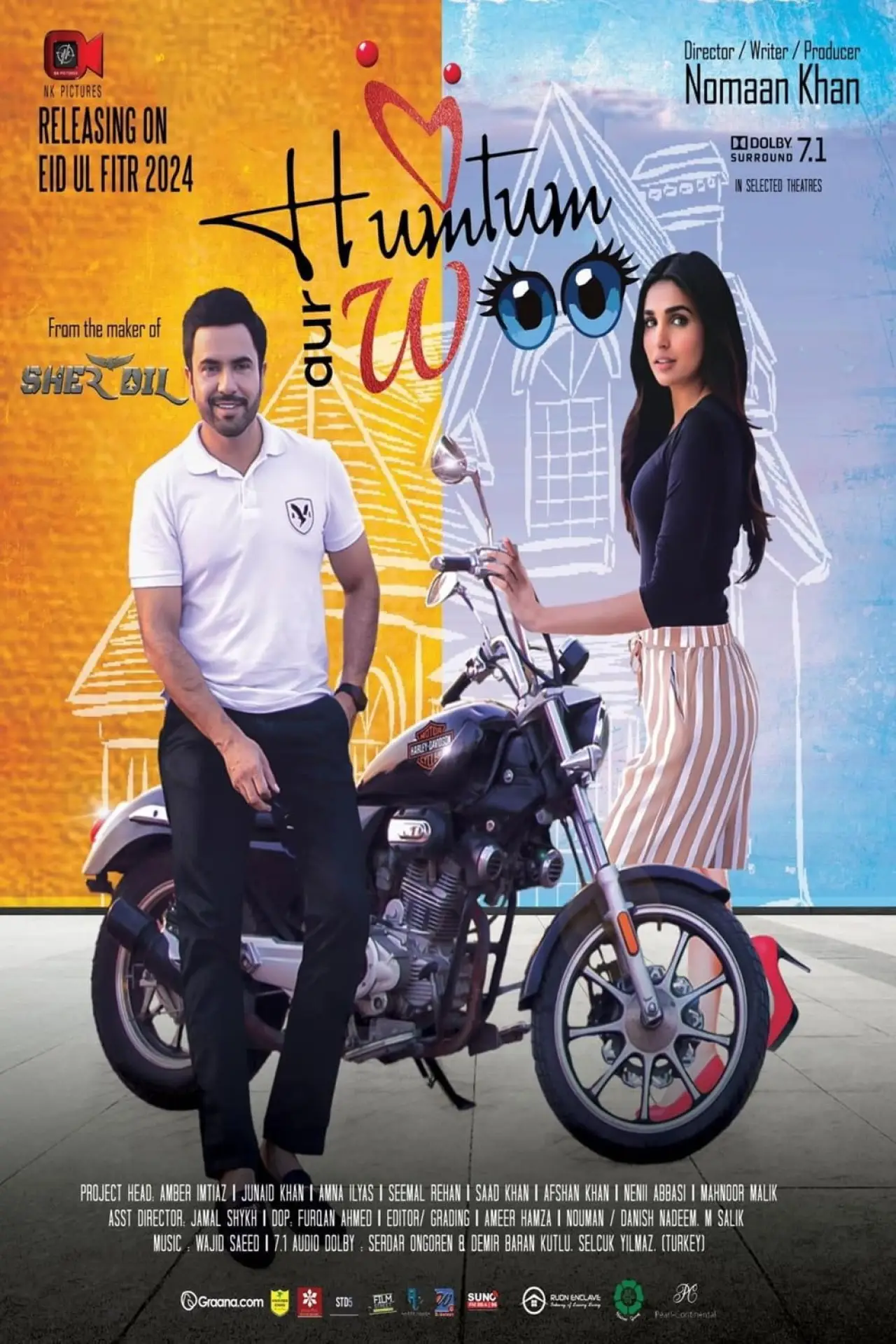 Plakat filmowy "Hum Tum aur Woo"