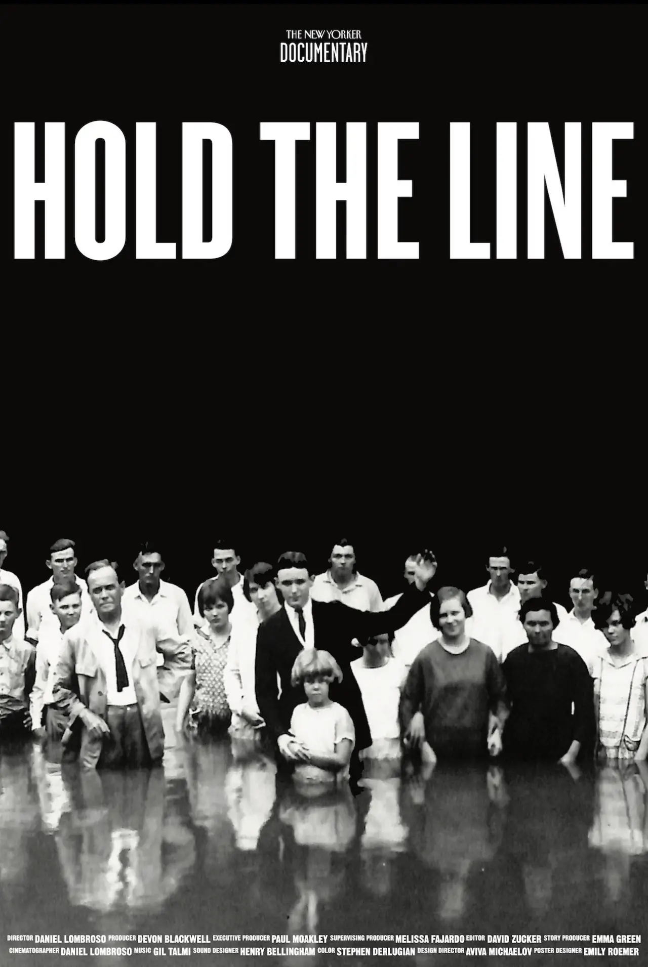 Plakat filmowy "Hold the Line"