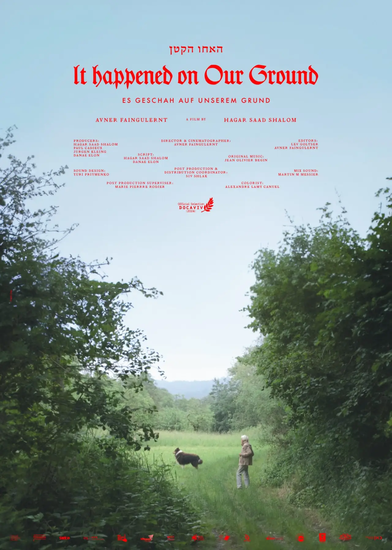 Plakat filmowy "It Happened on Our Ground"