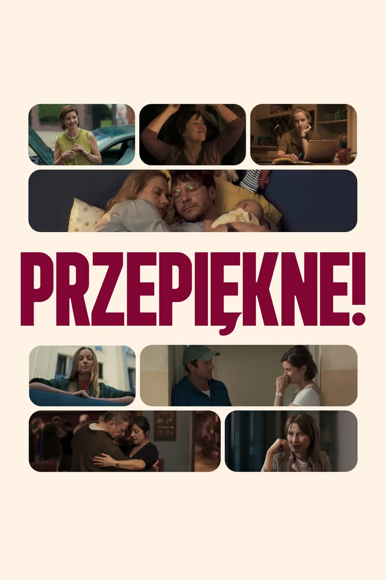 Plakat filmowy "Przepiękne!"