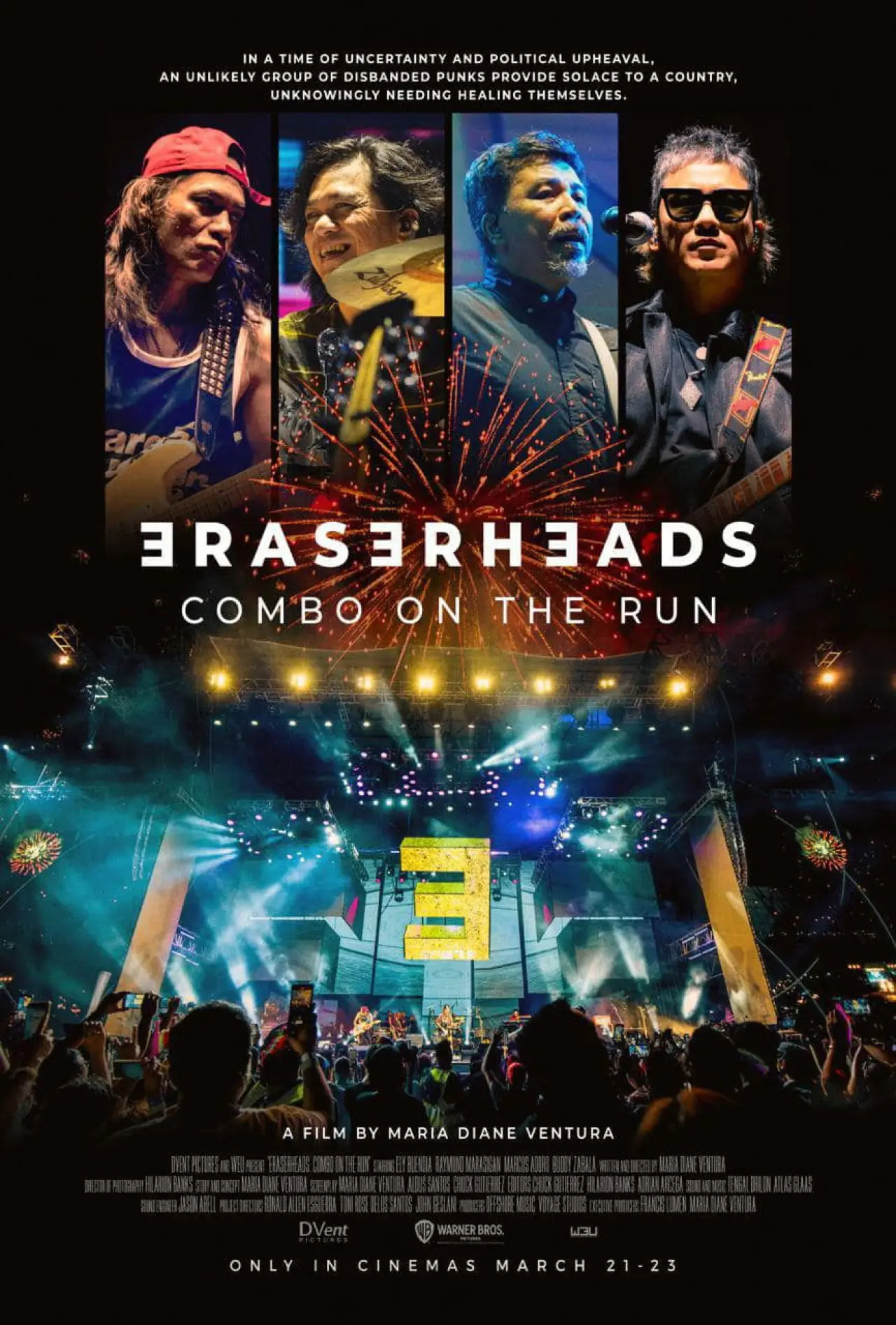Plakat filmowy "Eraserheads: Combo on the Run"