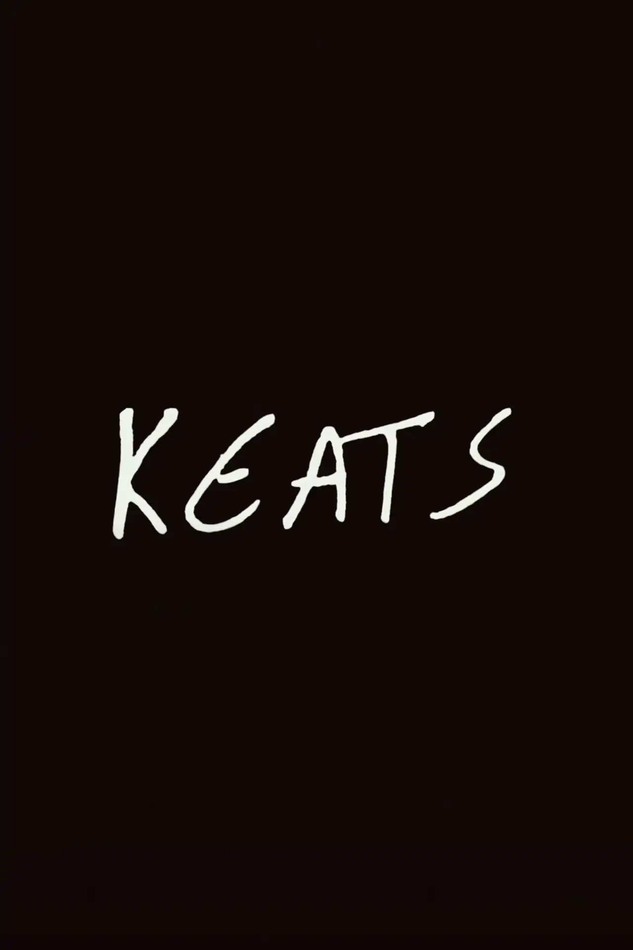 Plakat filmowy "KEATS: A Documentary"