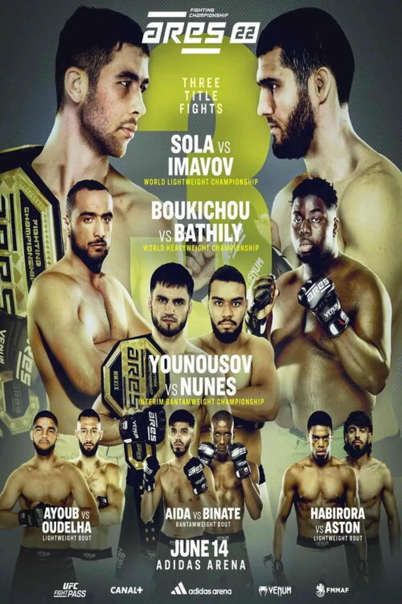 Plakat filmowy "ARES 22: Sola vs. Imavov"