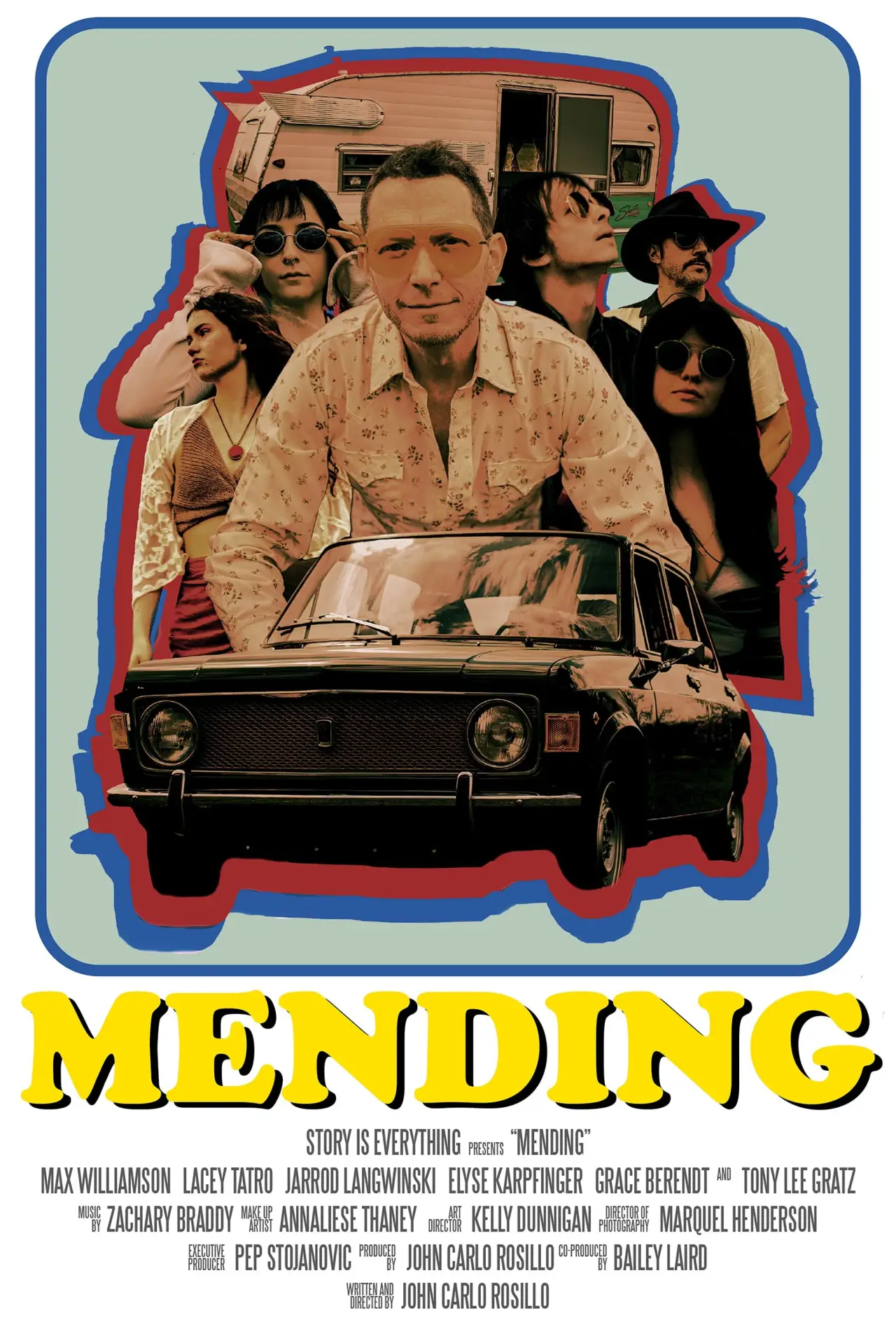 Plakat filmowy "Mending"