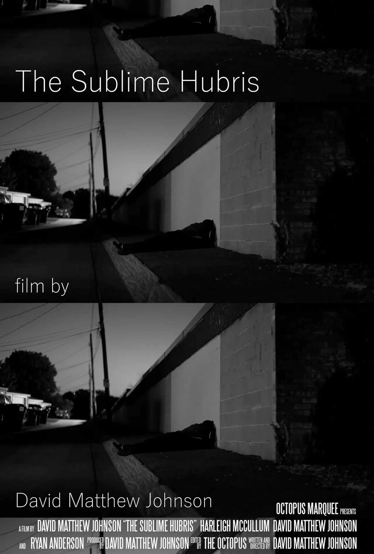 Plakat filmowy "The Sublime Hubris"