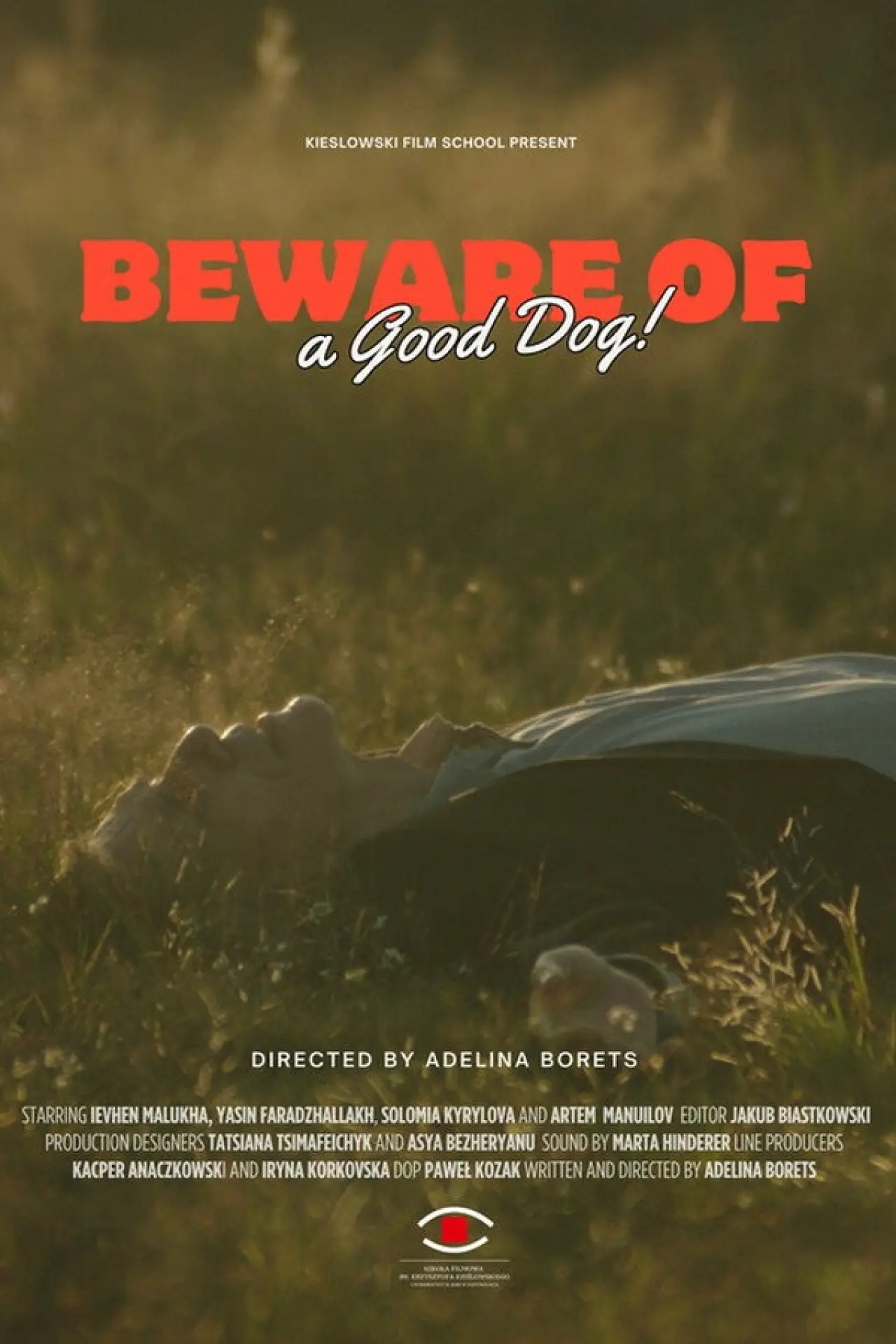 Plakat filmowy "Uwaga, dobry pies!"