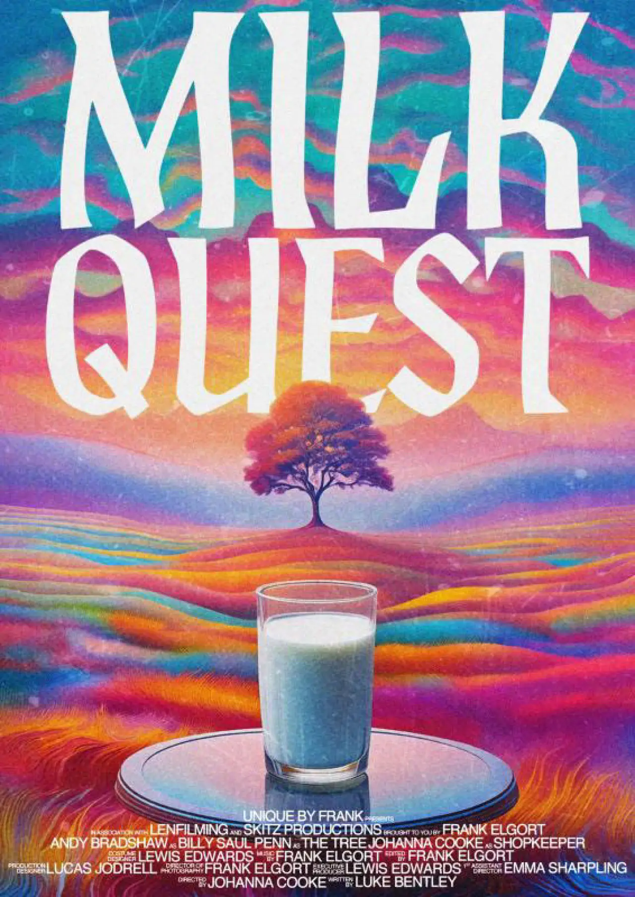 Plakat filmowy "Milk Quest"
