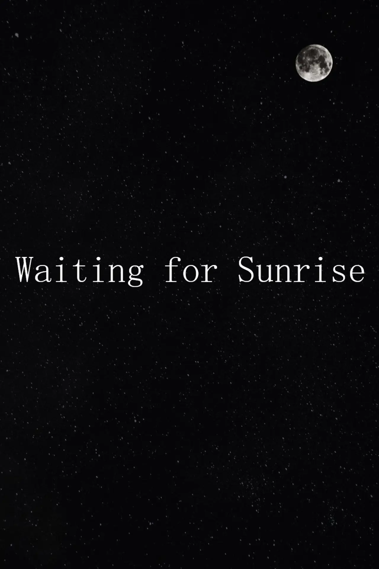 Plakat filmowy "Waiting for Sunrise"