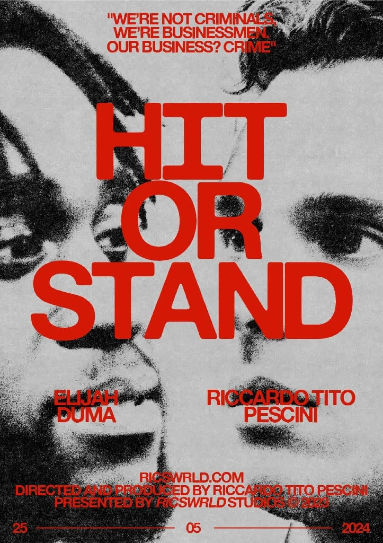 Plakat filmowy "Hit or Stand"