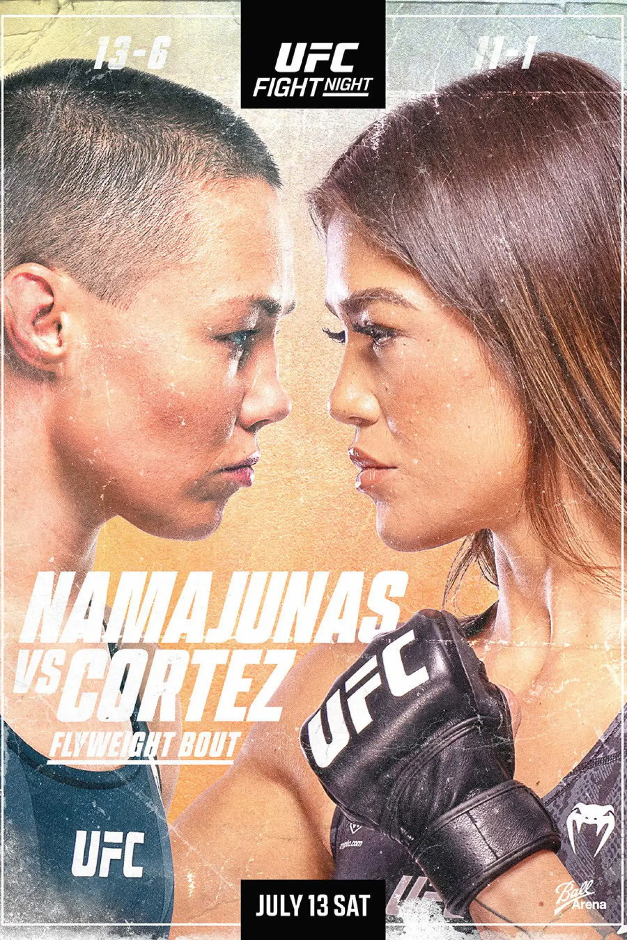 Plakat filmowy "UFC on ESPN 59: Namajunas vs. Cortez"