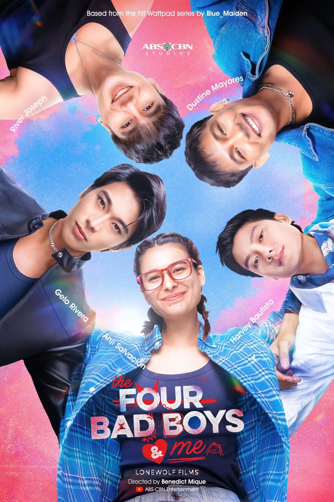 Plakat filmowy "The Four Bad Boys and Me"