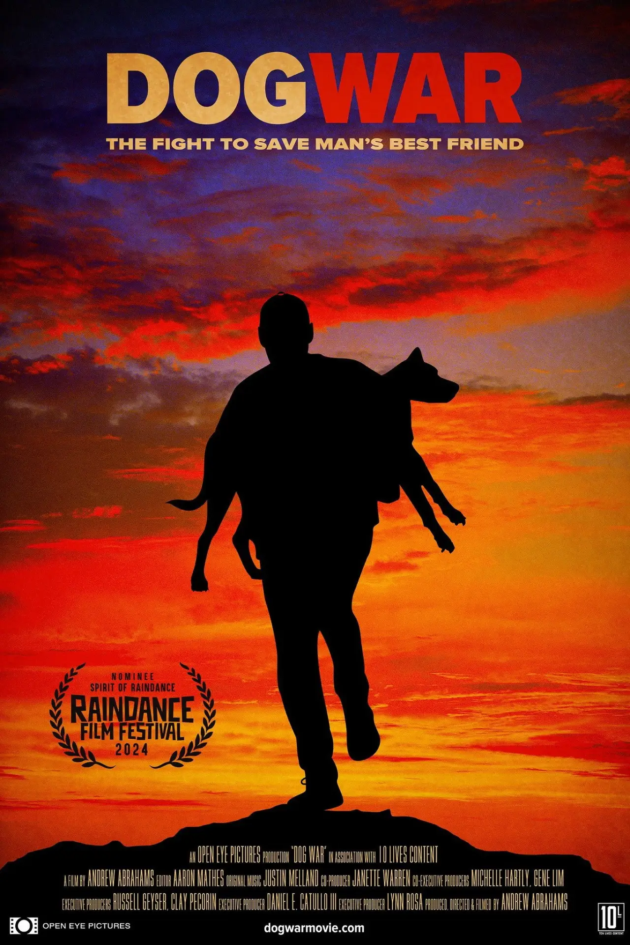 Plakat filmowy "Dog War"