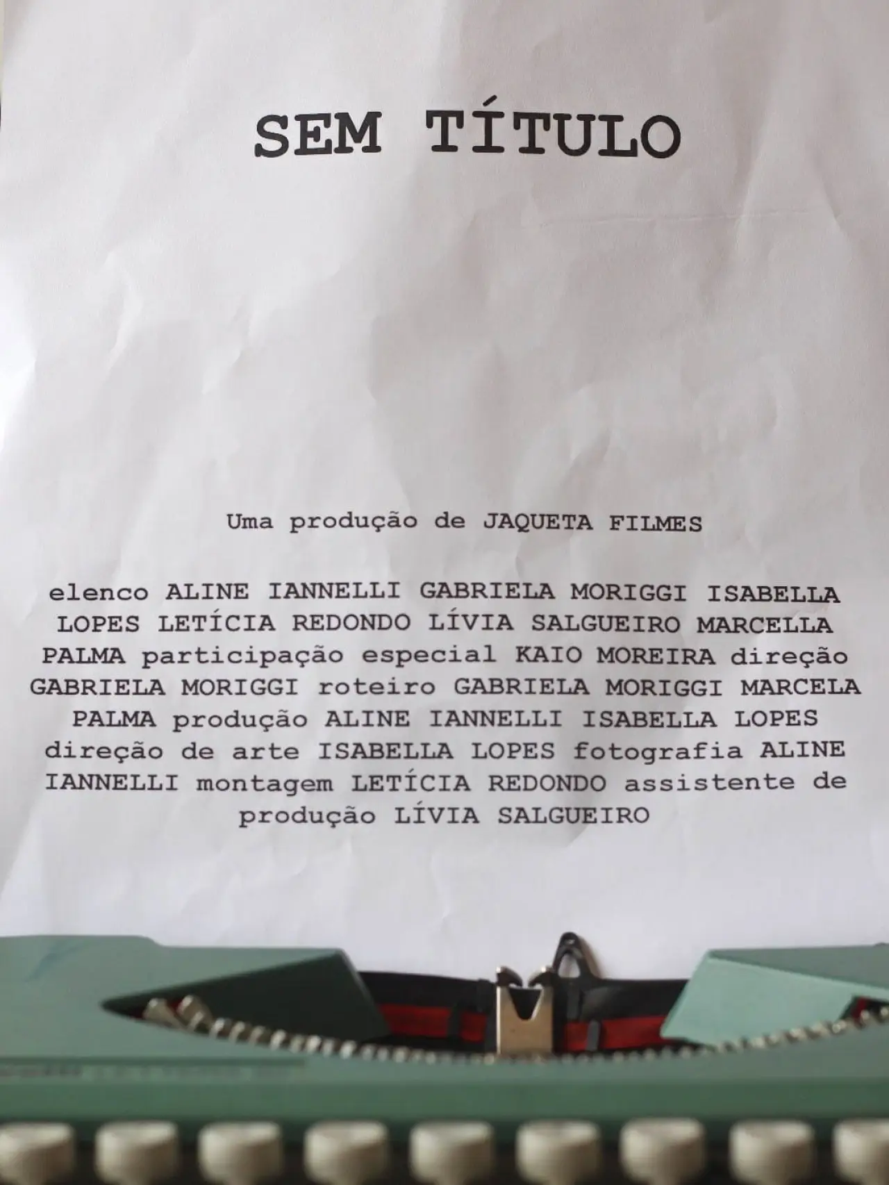 Plakat filmowy "SEM TÍTULO"