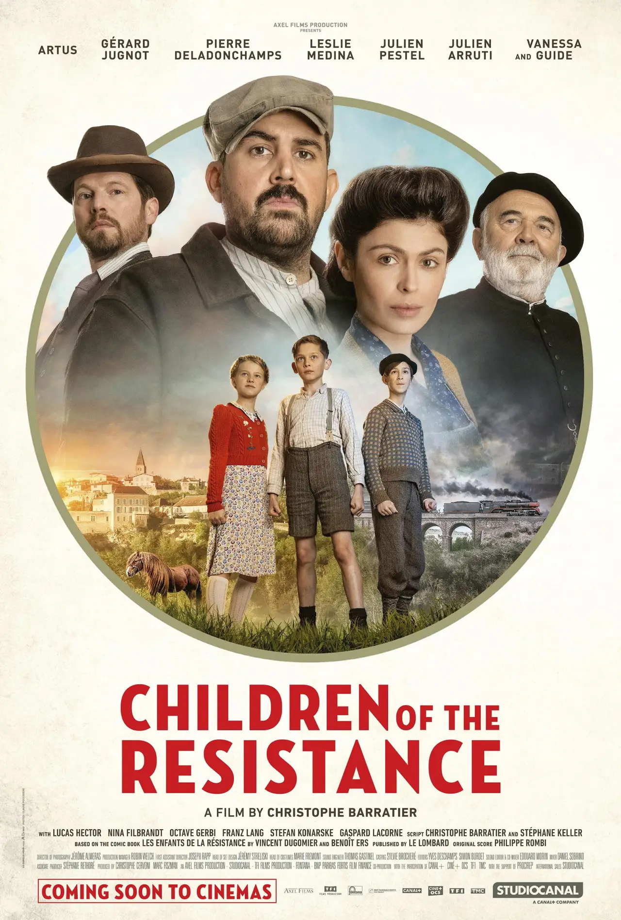 Plakat filmowy "Les enfants de la Résistance"