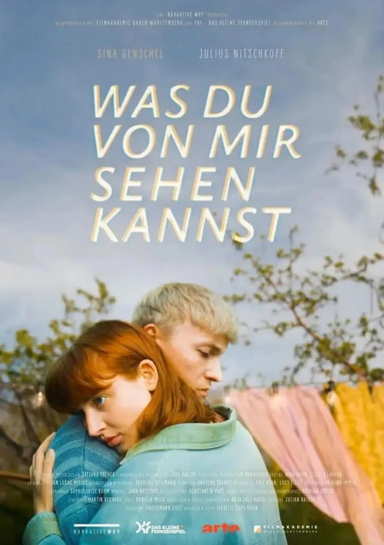 Plakat filmowy "Was du von mir sehen kannst"