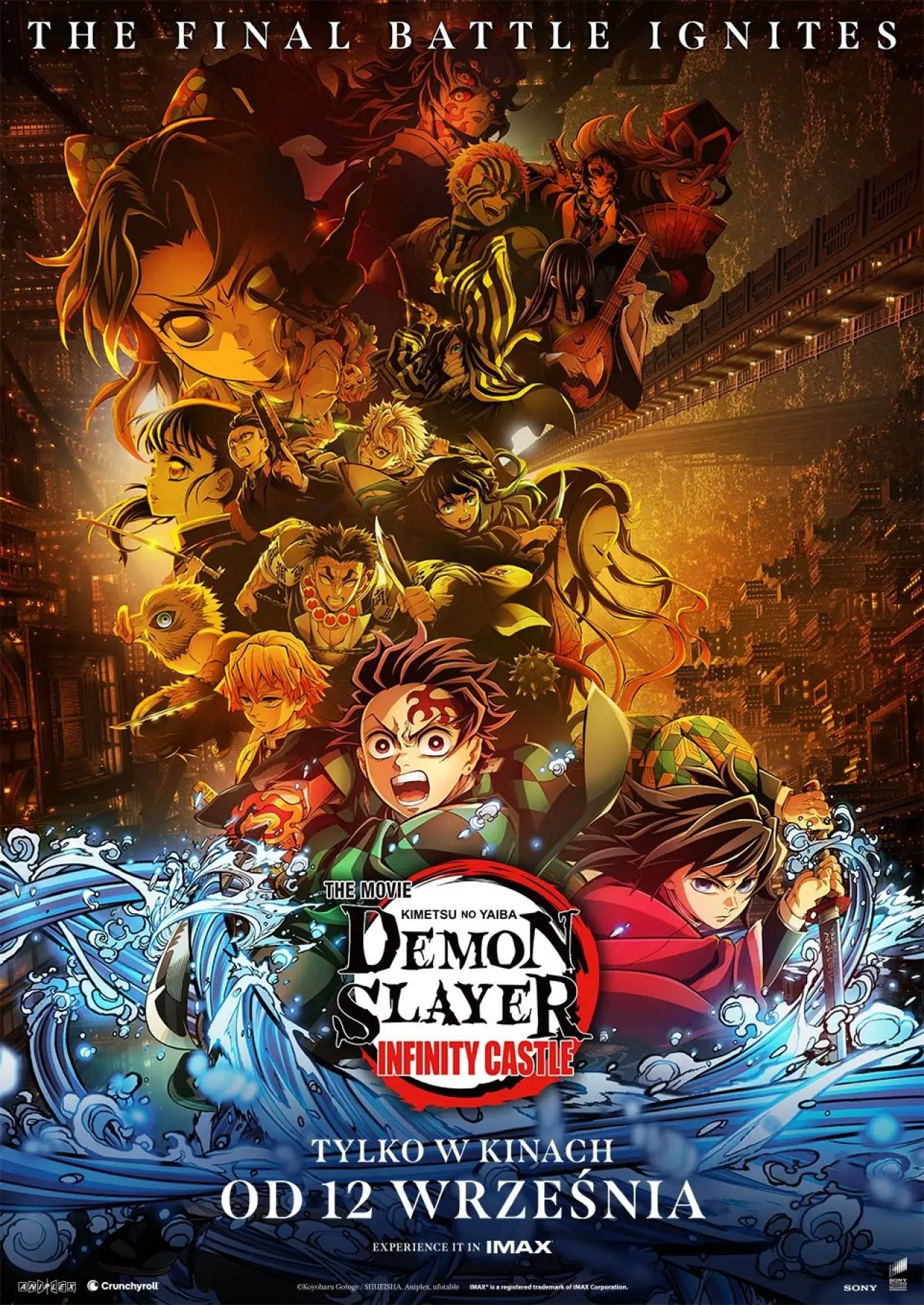 Plakat filmowy "Demon Slayer: Kimetsu no Yaiba – Infinity Castle"