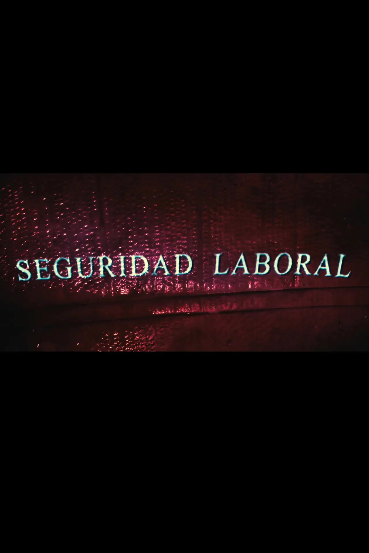 Plakat filmowy "Seguridad Laboral"