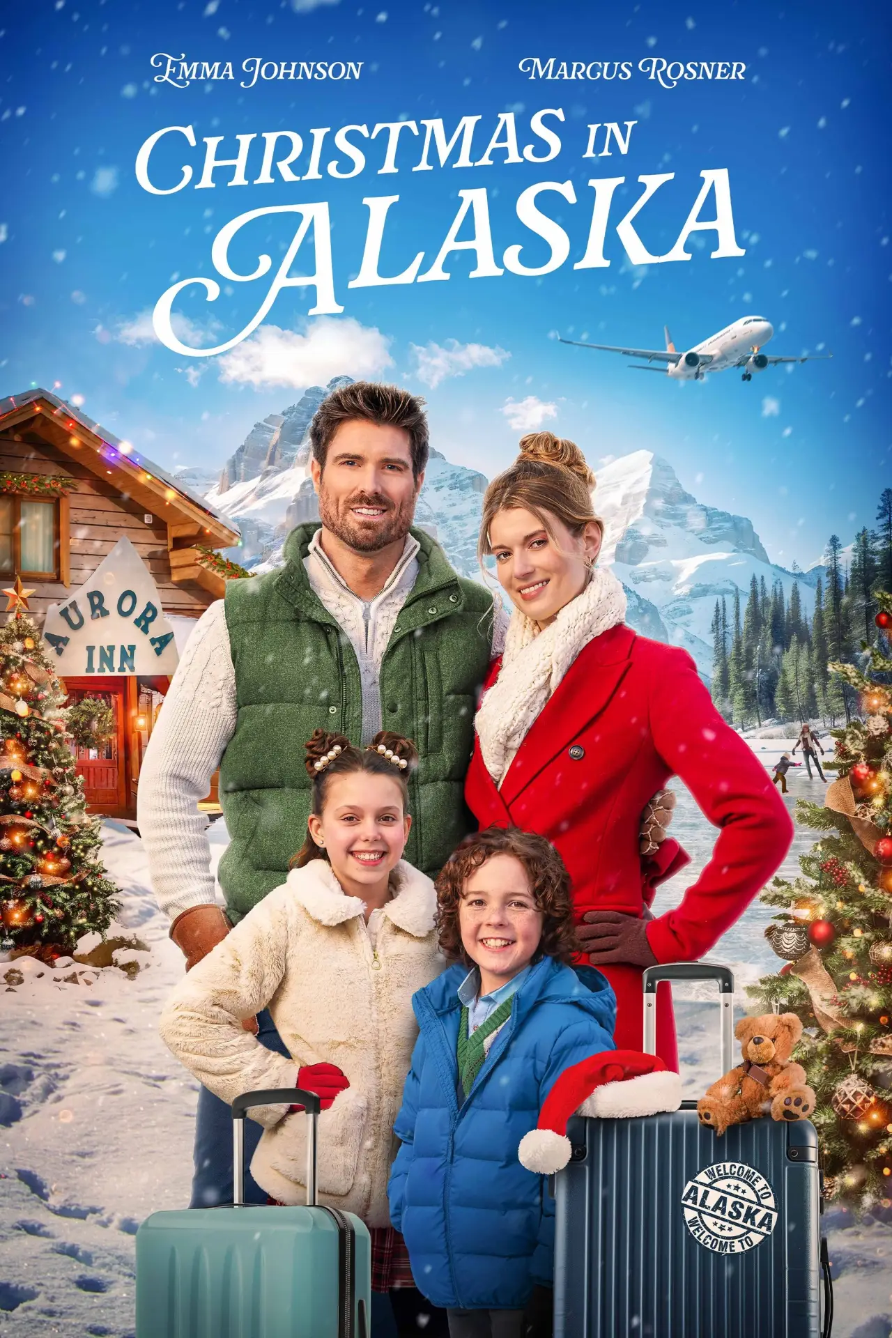 Plakat filmowy "Święta na Alasce"