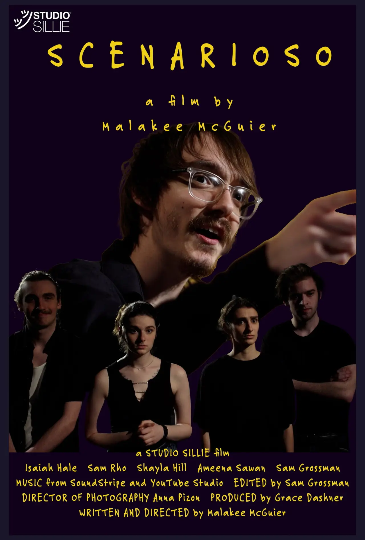 Plakat filmowy "Scenarioso"