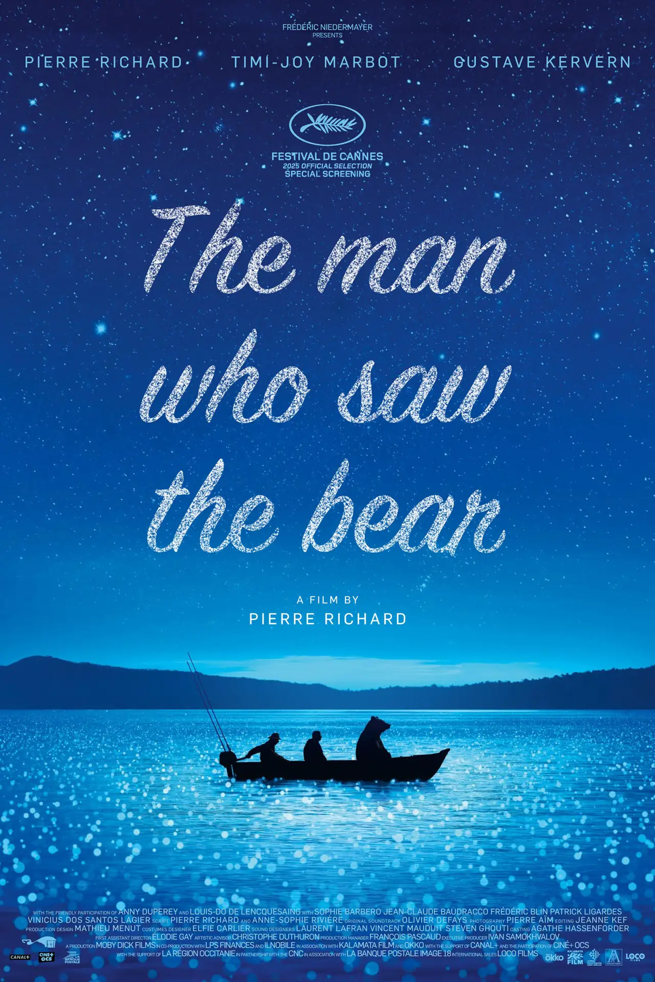 Plakat filmowy "Mężczyzna, który widział niedźwiedzia"