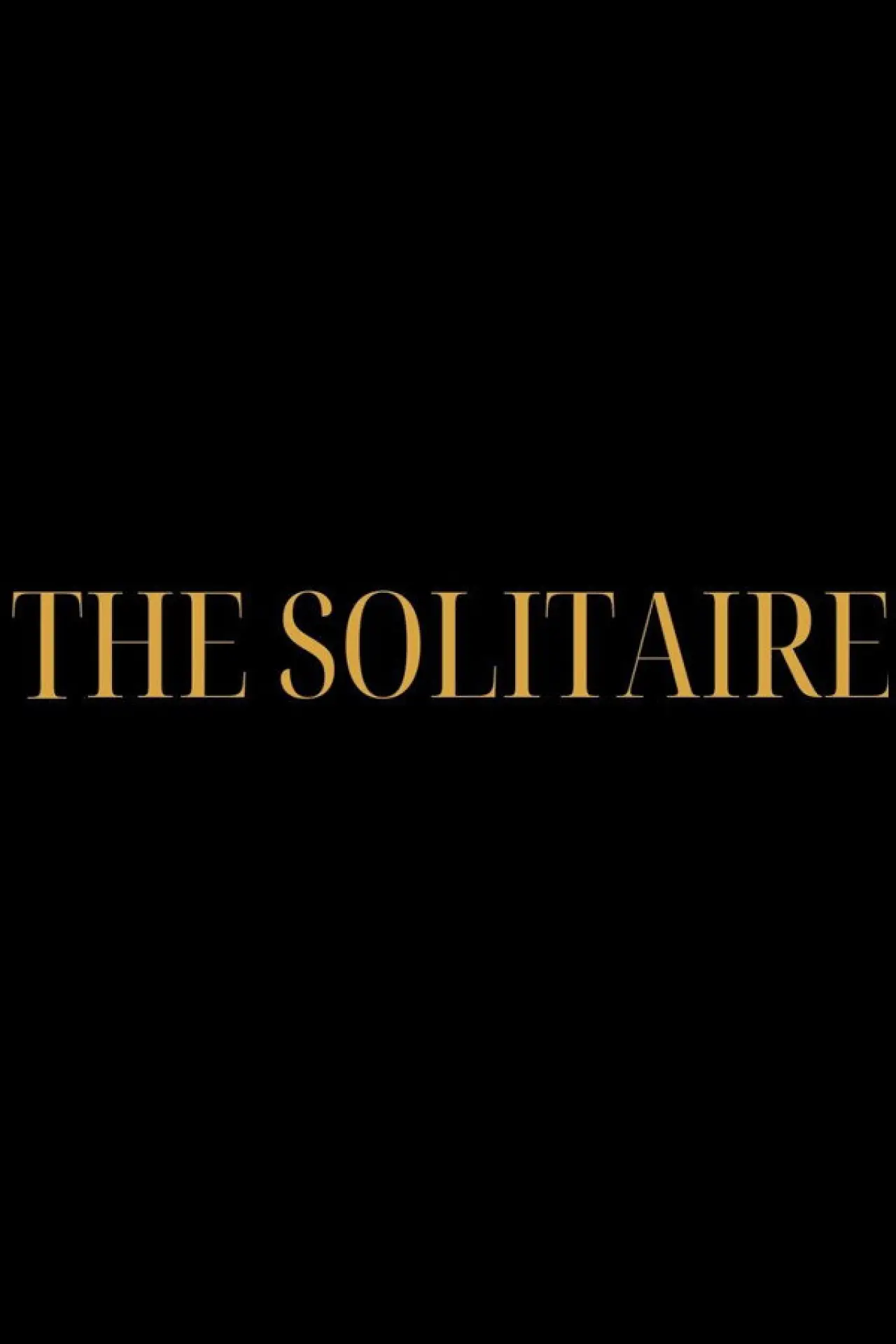Plakat filmowy "The Solitaire"