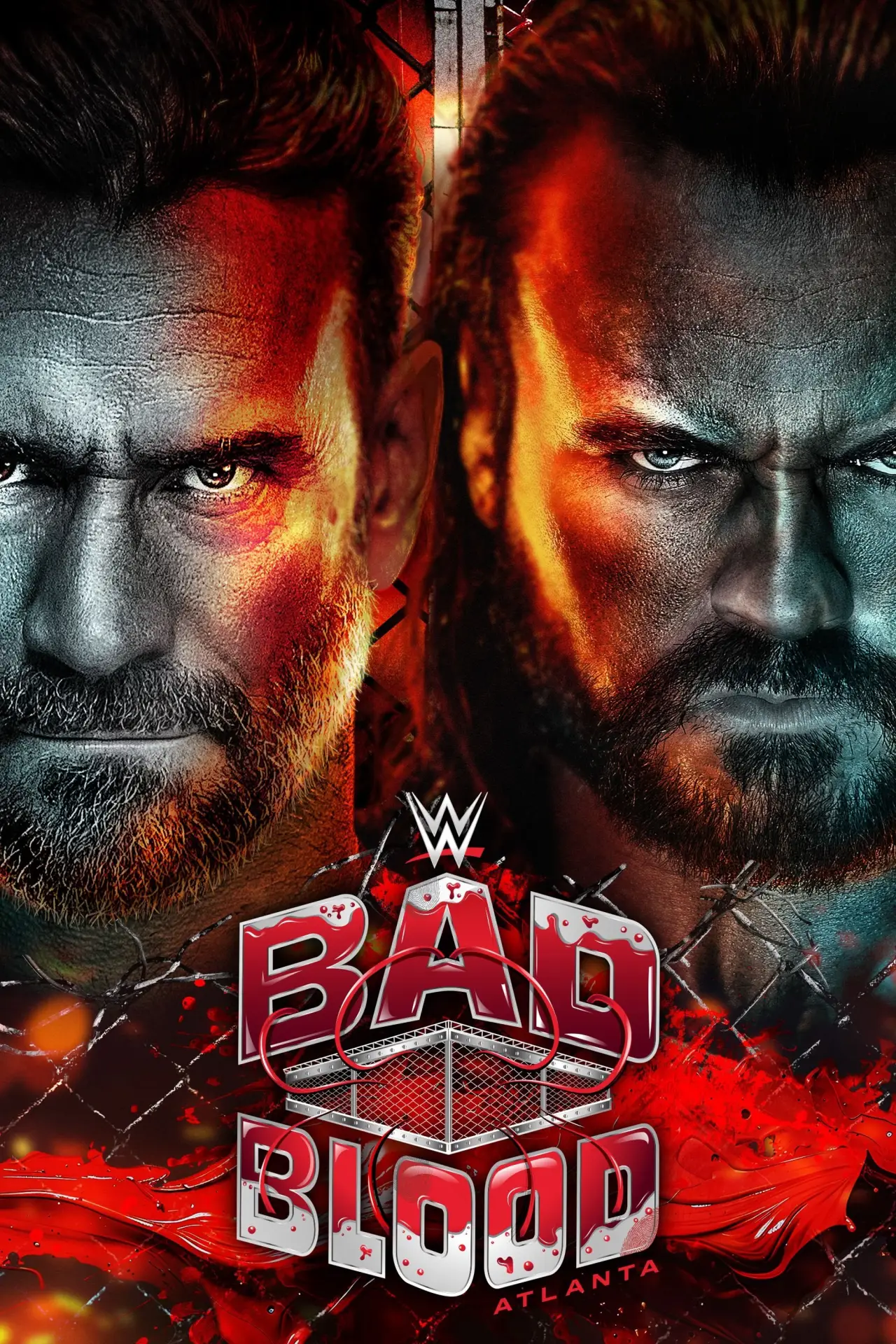 Plakat filmowy "WWE Bad Blood 2024"