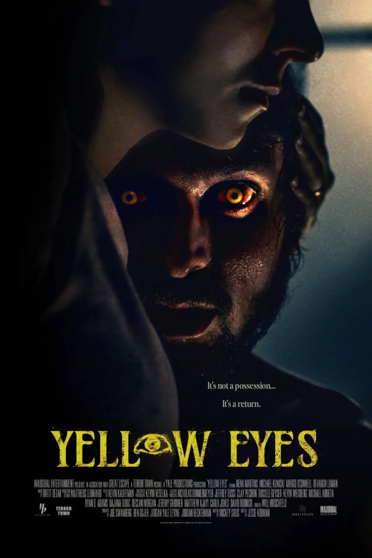 Plakat filmowy "Yellow Eyes"