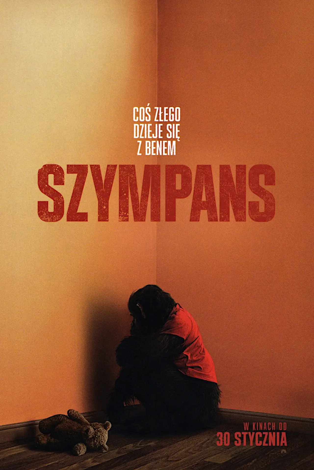 Plakat filmowy "Szympans"