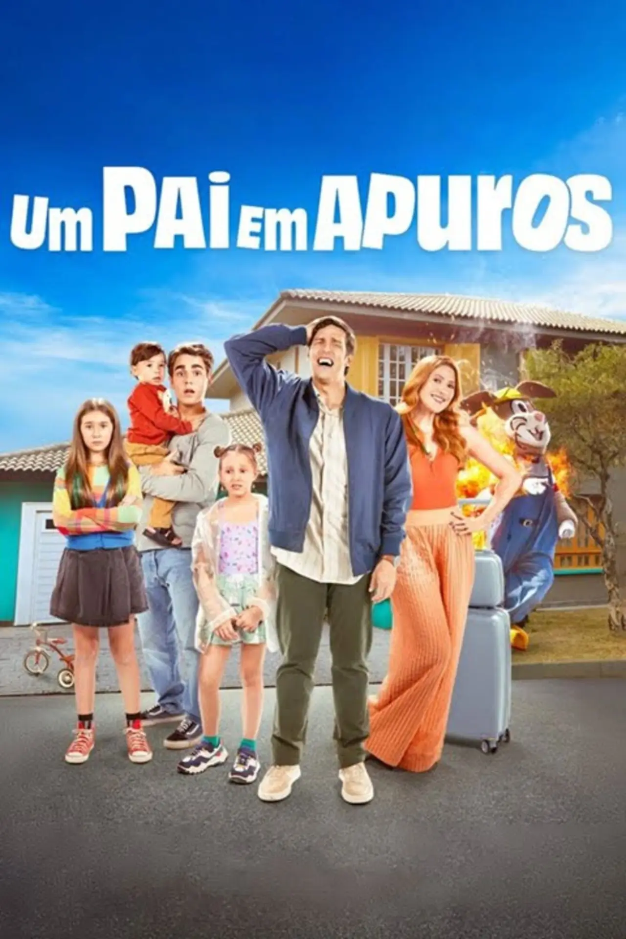 Plakat filmowy "Um Pai em Apuros"