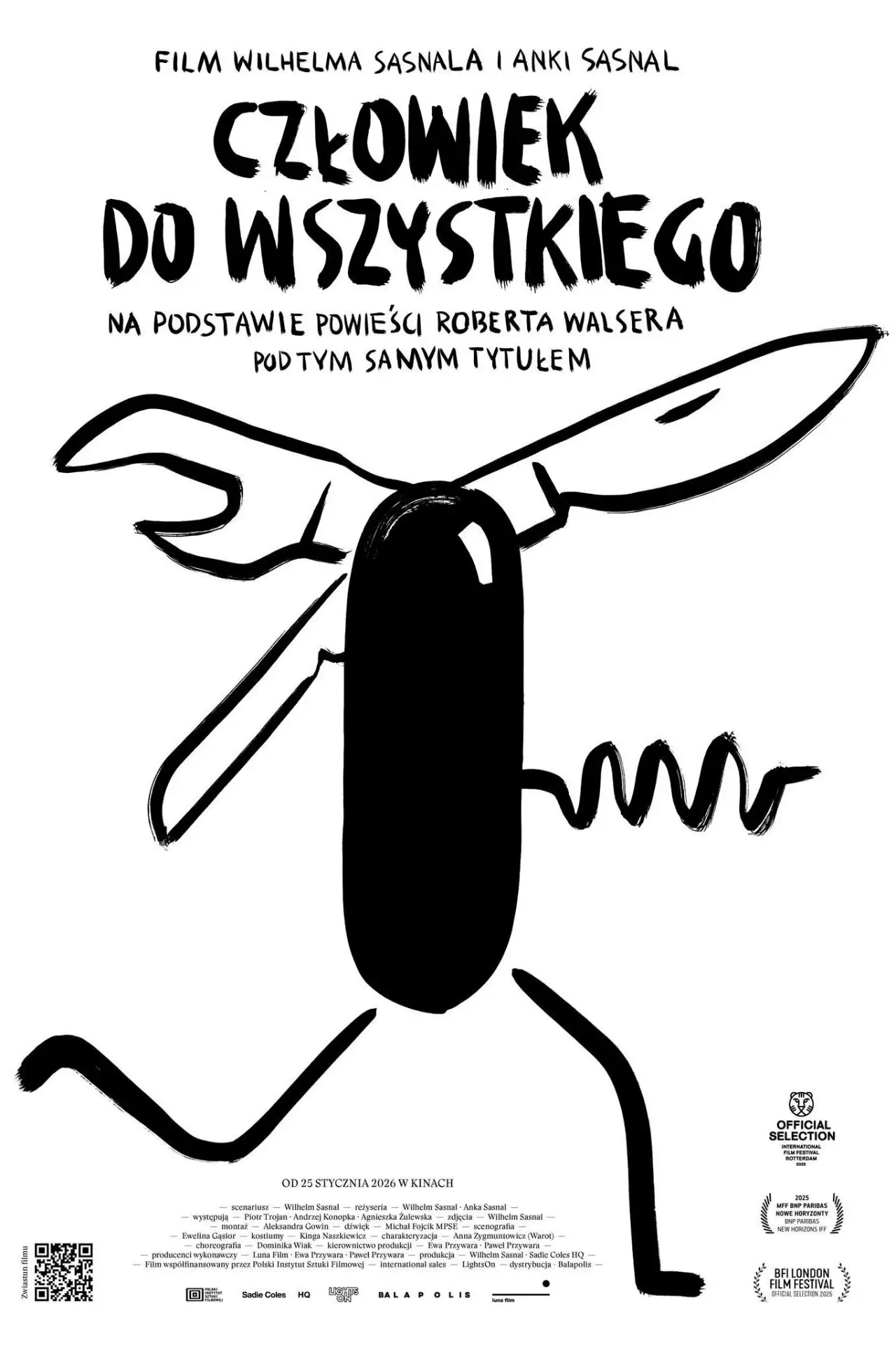 Plakat filmowy "Człowiek do wszystkiego"