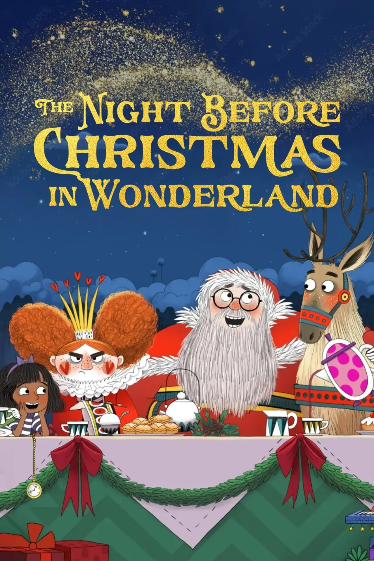 Plakat filmowy "The Night Before Christmas in Wonderland"