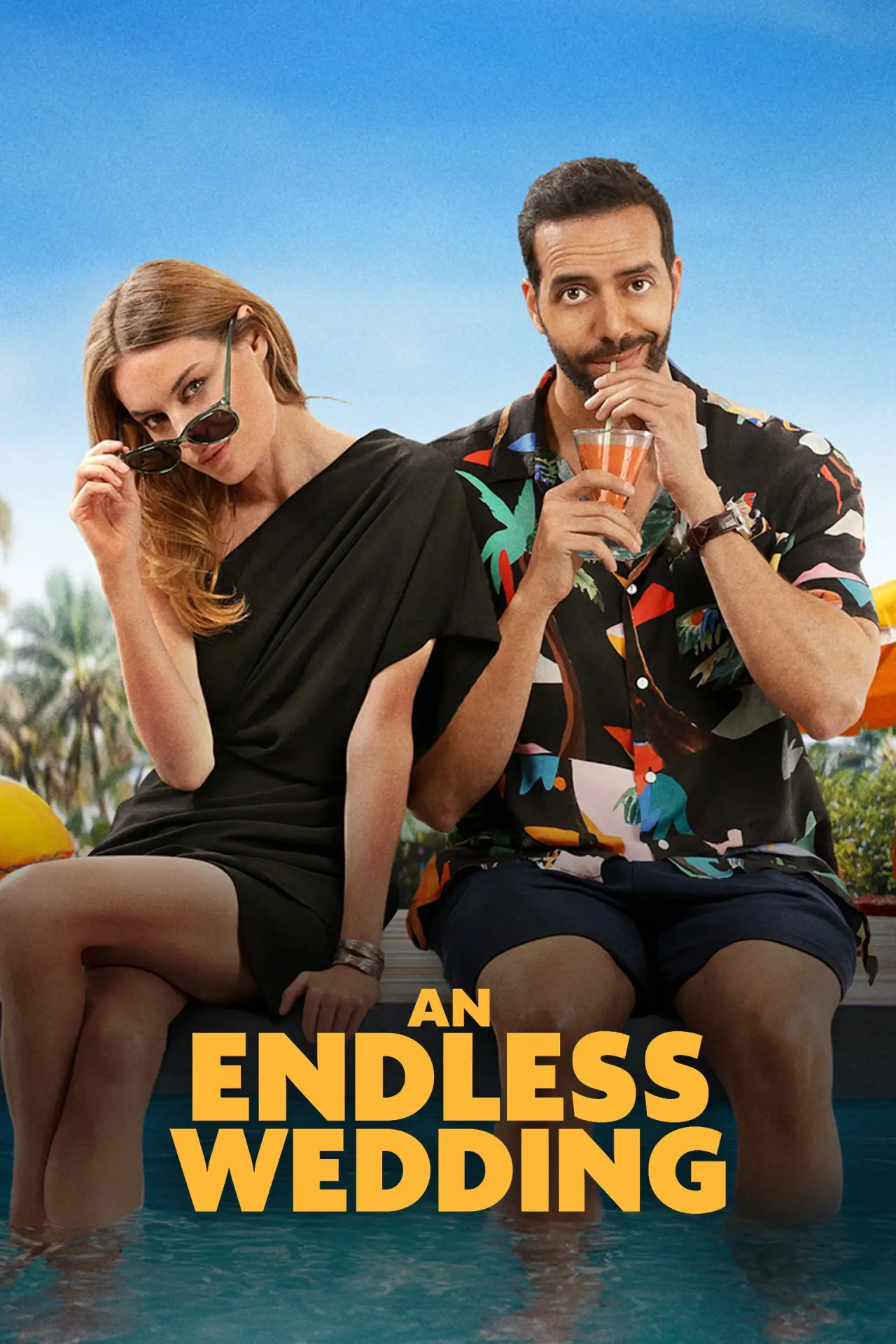 Plakat filmowy "Wesele bez końca"
