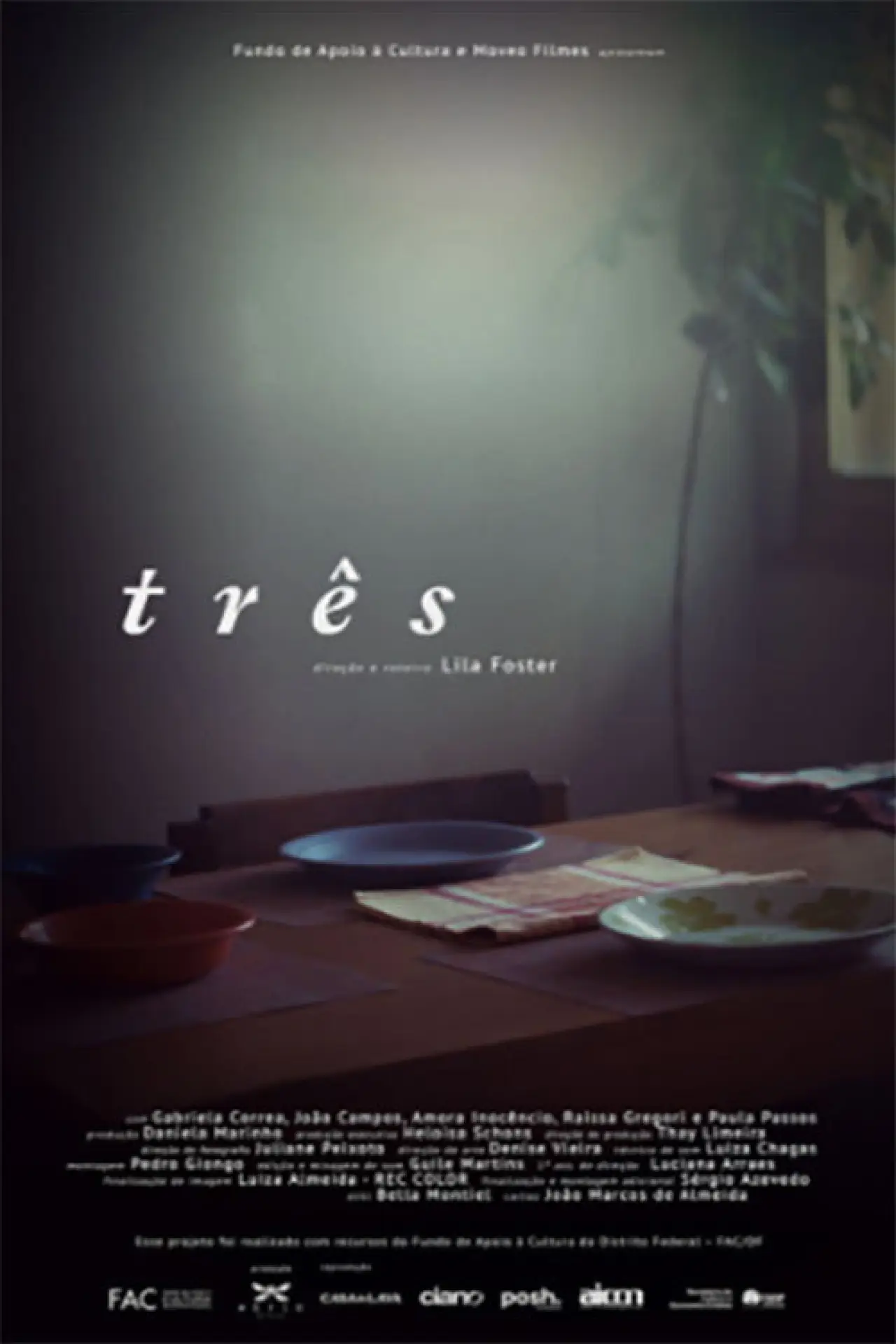 Plakat filmowy "Três"
