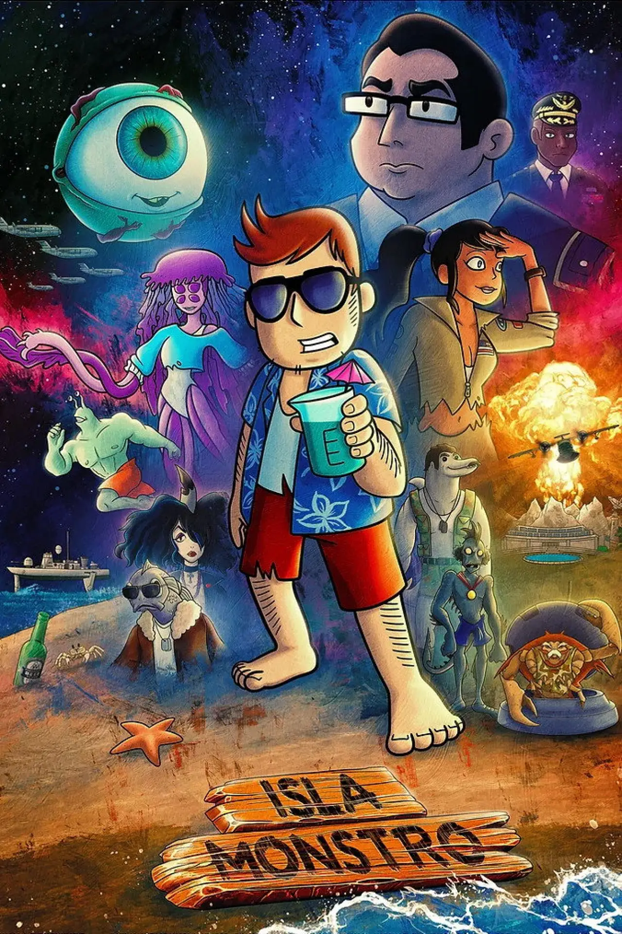 Plakat filmowy "Isla Monstro"