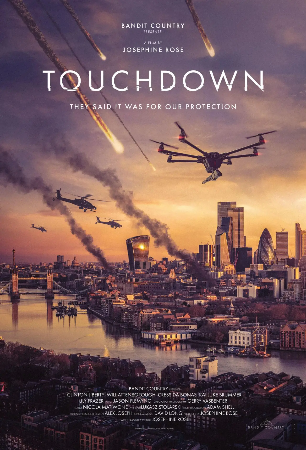 Plakat filmowy "Touchdown"