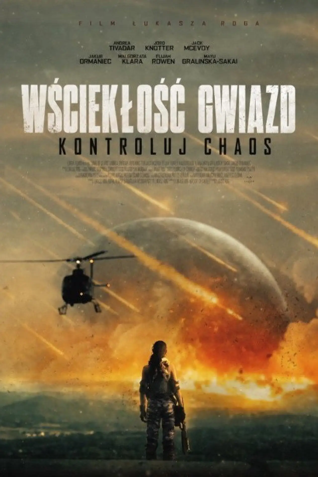 Plakat filmowy "Wściekłość gwiazd"