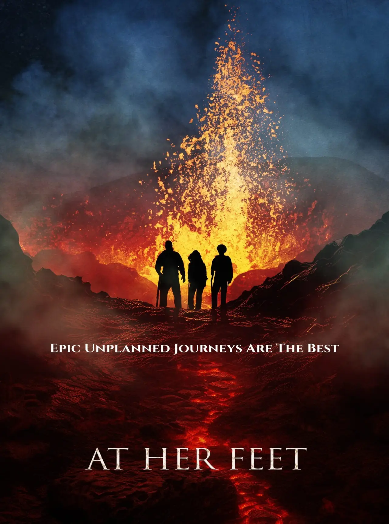 Plakat filmowy "At Her Feet"