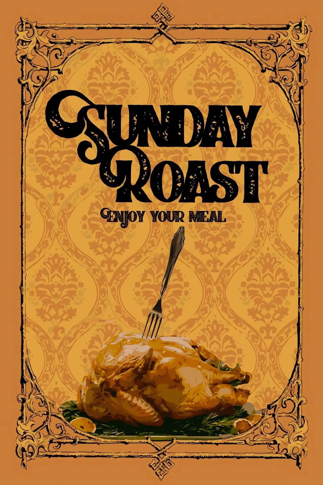 Plakat filmowy "Sunday Roast"