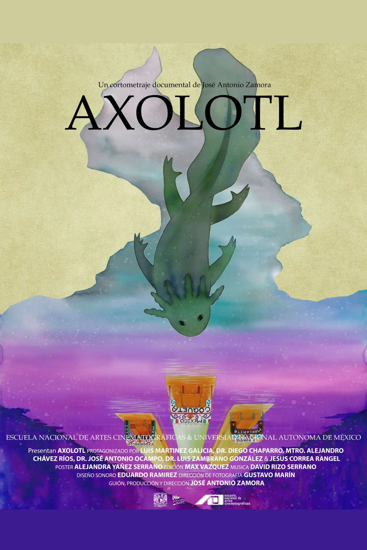 Plakat filmowy "Axolotl"