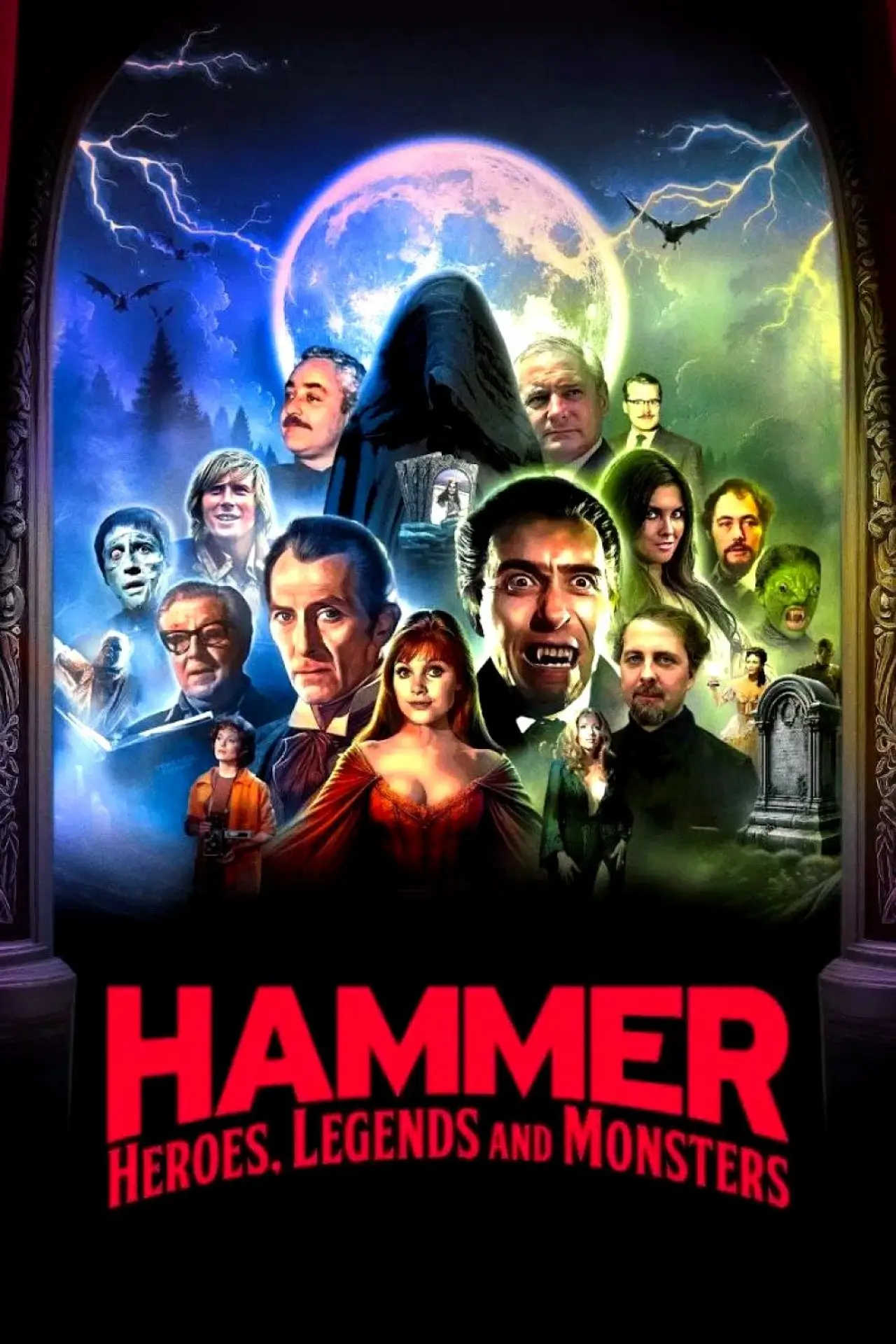 Plakat filmowy "Hammer: Heroes, Legends and Monsters"