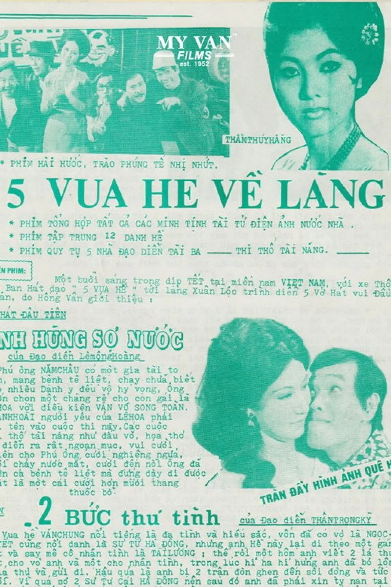 Plakat filmowy "Năm Vua Hề Về Làng"