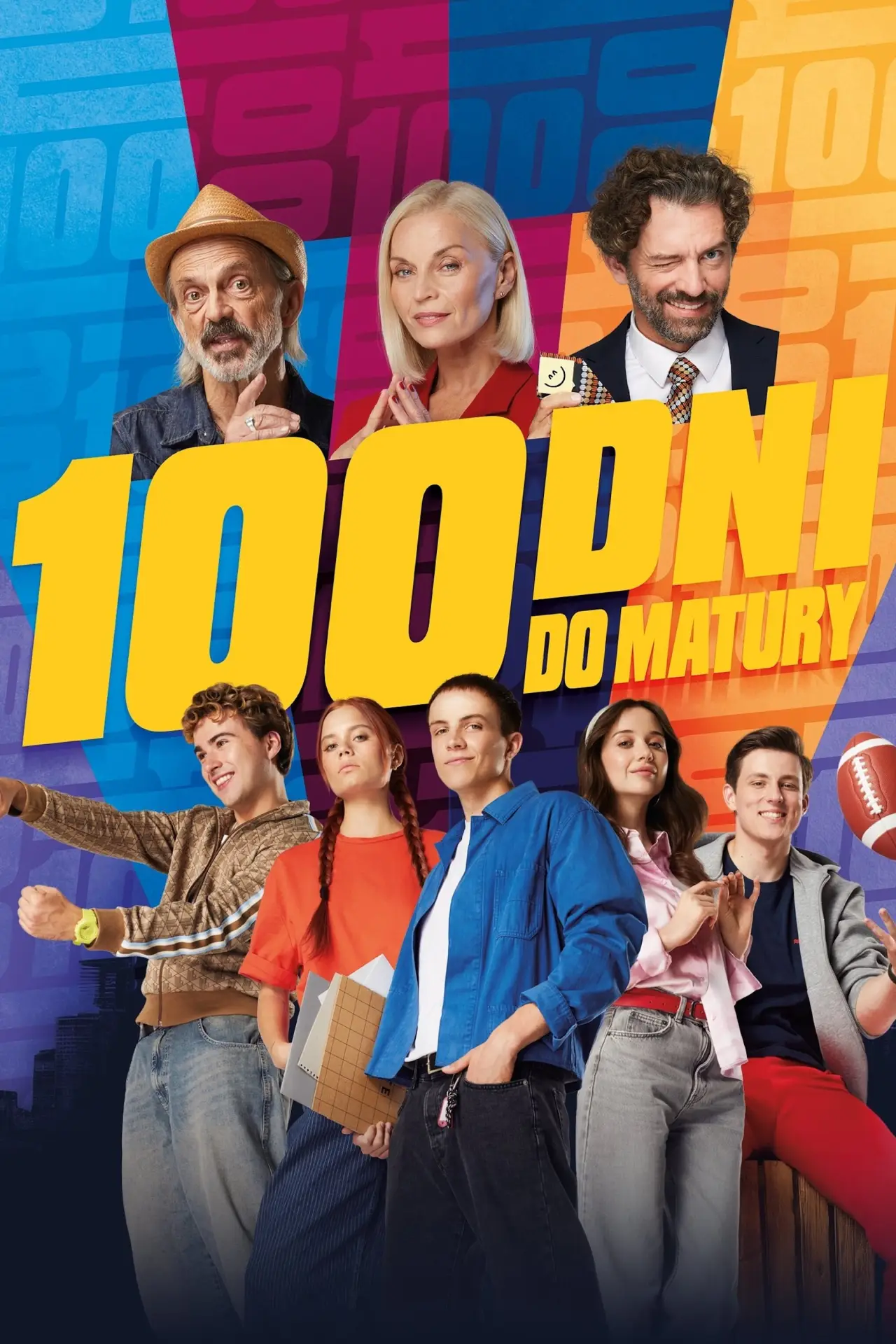 Plakat filmowy "100 dni do matury"
