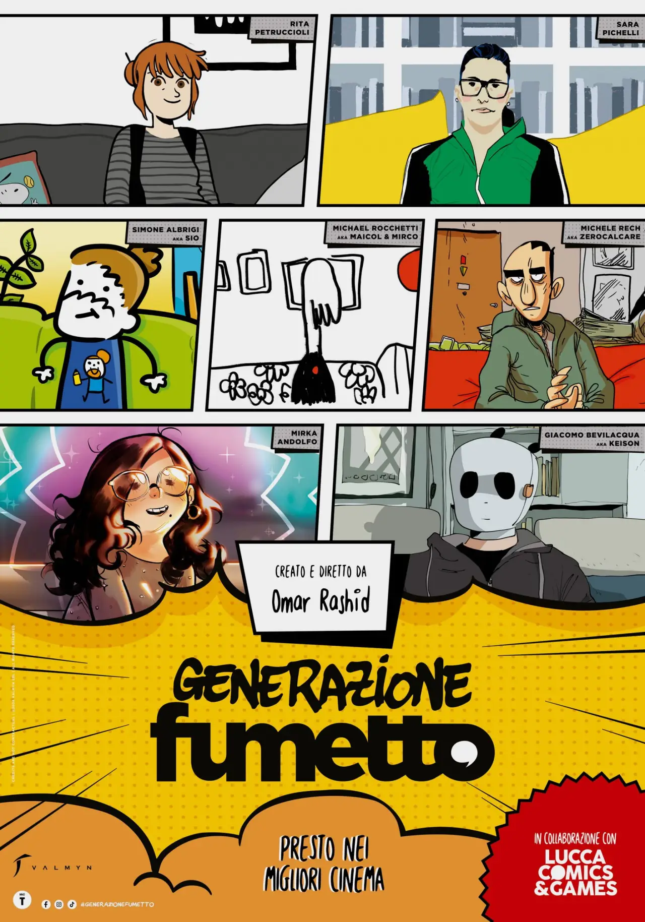 Plakat filmowy "Generazione Fumetto"