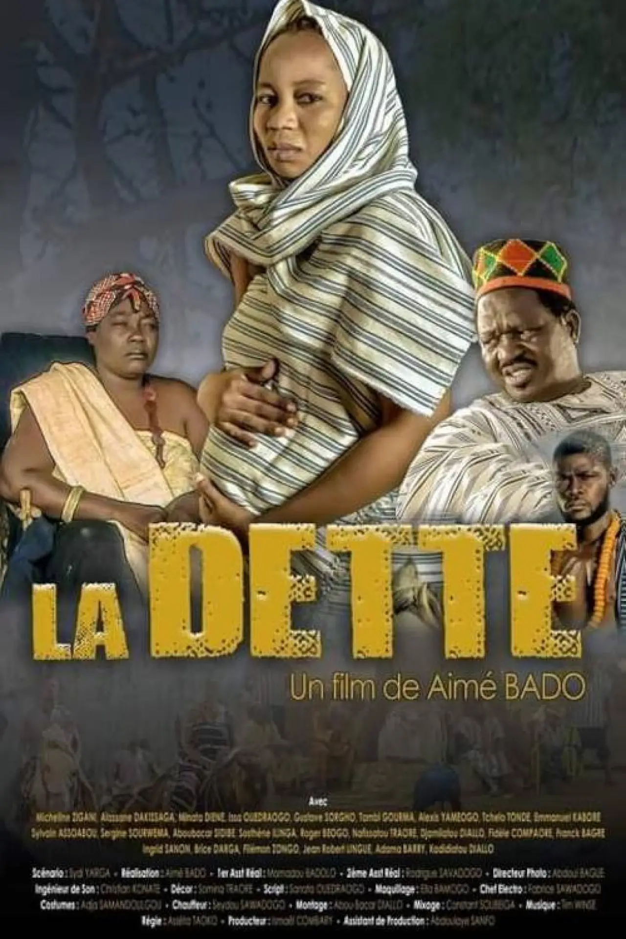 Plakat filmowy "La dette"